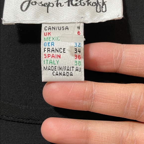 Joseph Ribkoff Black Maxi Dress with Mesh Sheer Sleeves - Picture 13 of 13